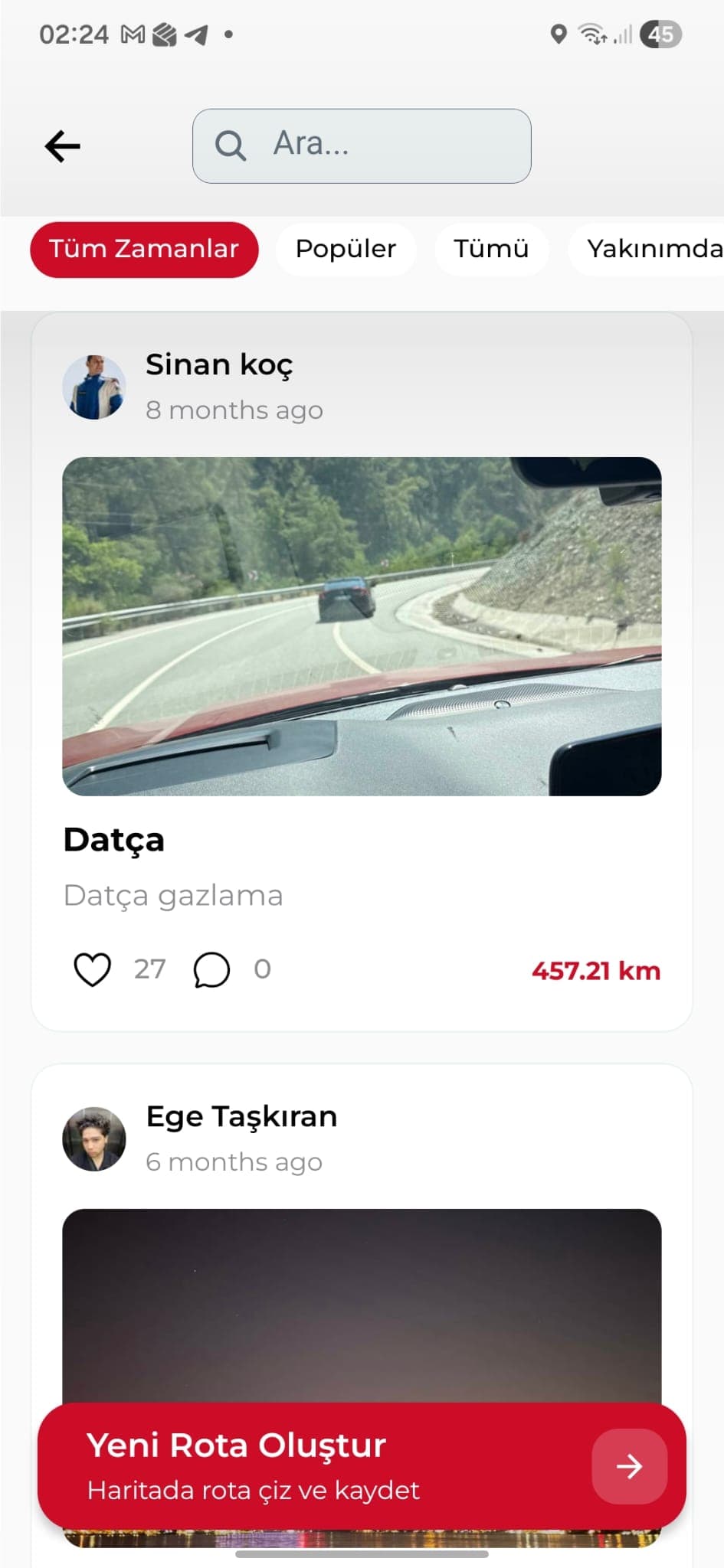 Rotalar